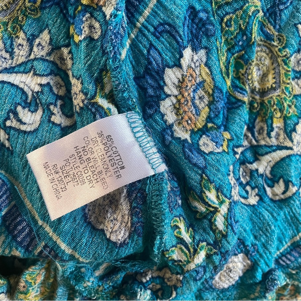Blue Patterned Dress - Picture 6 of 6